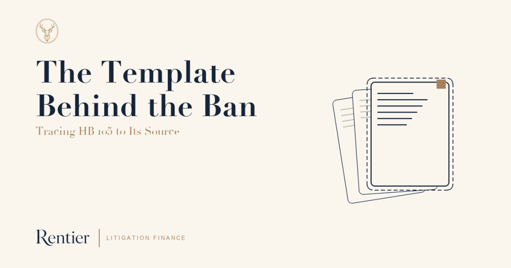 The Template Behind the Ban: Tracing HB 105 to Its Source